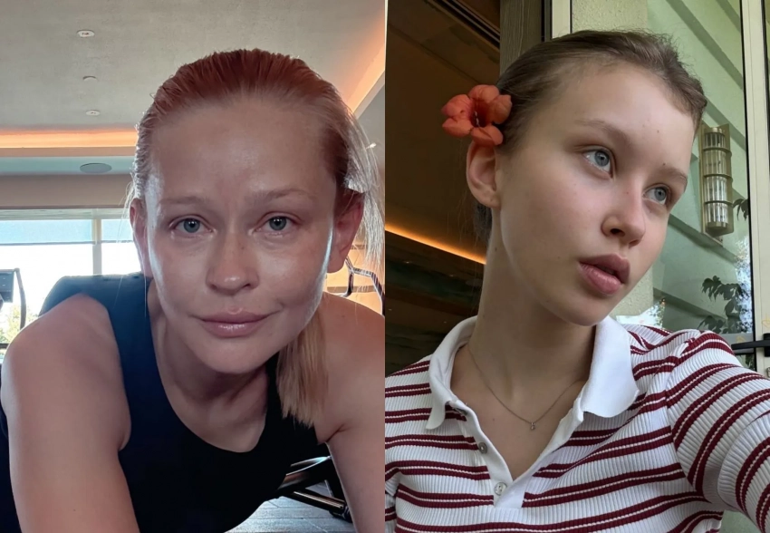 Юлия Пересильд с дочерьми отдыхает в Турции