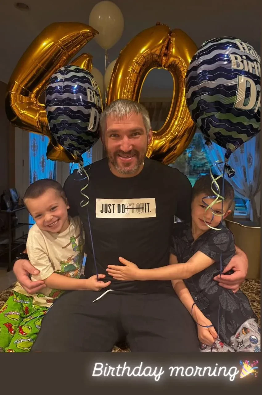 "Расстояние не помеха". Александр Овечкин отпраздновал 40-летие