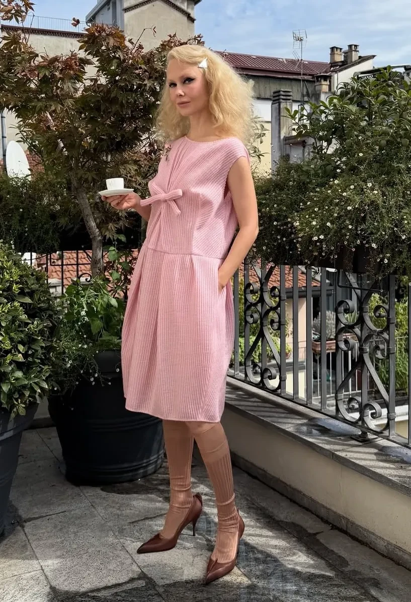 Неделя моды в Милане: Тина Кунаки, девушка миллиардера Кристина Романова, Ольга Карпуть (в образе Барби) и Рита Ора на показе Prada