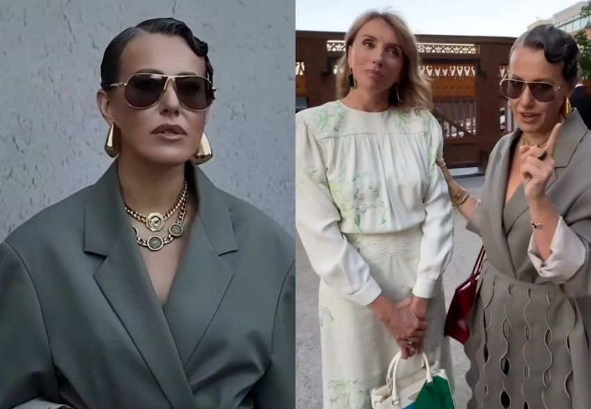 Ксения Собчак, Светлана Бондарчук, Ляйсан Утяшева и Ксения Шипилова посетили показ Ruban