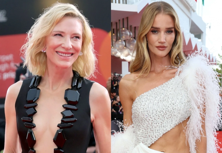 15 лучших образов Венецианского кинофестиваля: Кейт Бланшетт с декольте, Амаль Клуни в винтаже, Рози Хантингтон-Уайтли в перьях и Наоми Уоттс "из 60-х"