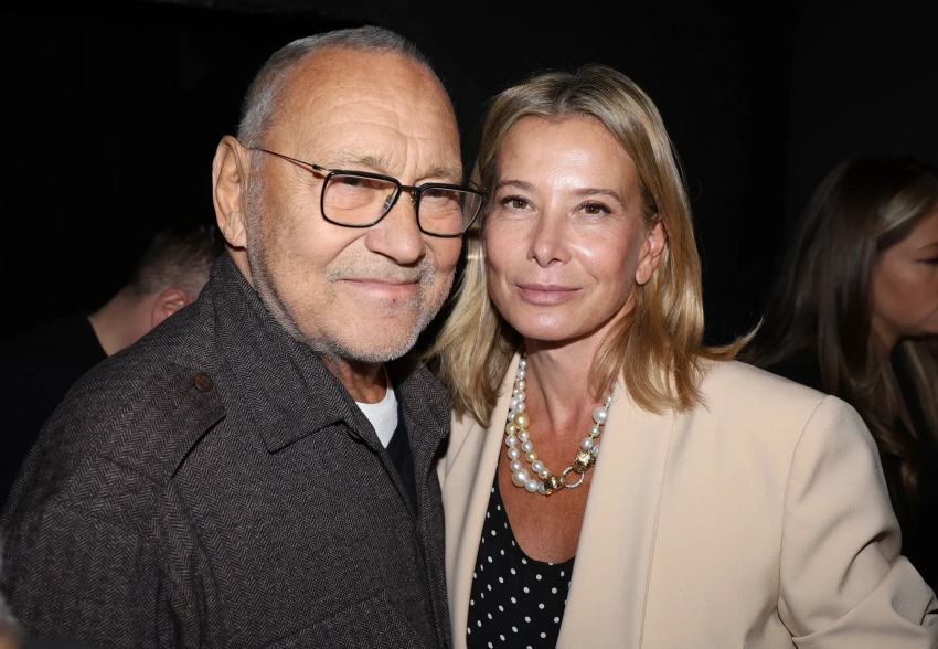 Андрей Кончаловский и Юлия Высоцкая, Ольга Остроумова, Екатерина Гусева на открытии сезона в Театре Моссовета