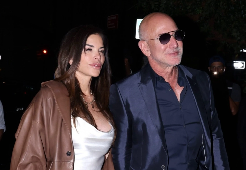 Джефф Безос и Лорен Санчес посетили вечеринку на Неделе моды в Нью-Йорке