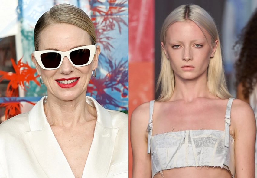 Неделя моды в Нью-Йорке: сын Наоми Уоттс вышел на подиум в платье, топе и косынке