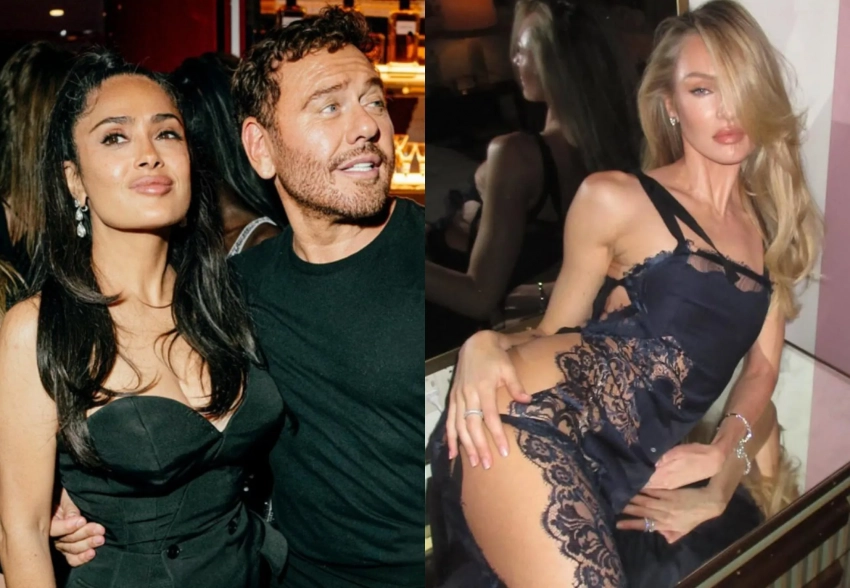 Сальма Хайек с дочерью, Machine Gun Kelly, Дакота Джонсон и супермодели посетили модную вечеринку в Нью-Йорке