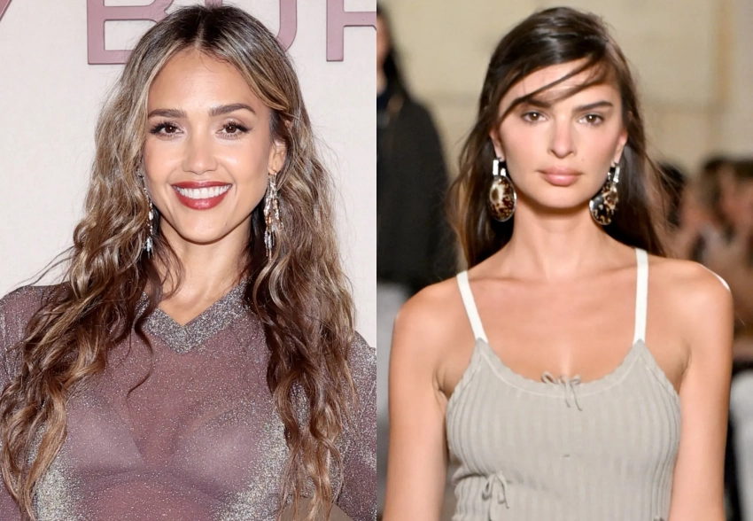 Неделя моды в Нью-Йорке: Джессика Альба в колготках в сетку и Наоми Уоттс среди гостей, Эмили Ратаковски — на подиуме на показе Tory Burch