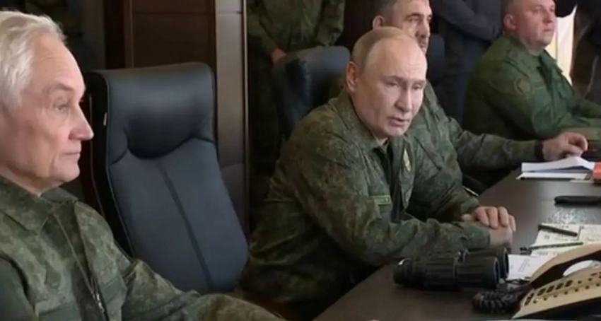 Владимир Путин посетил полигон Мулино, где идёт основной этап учений «Запад»