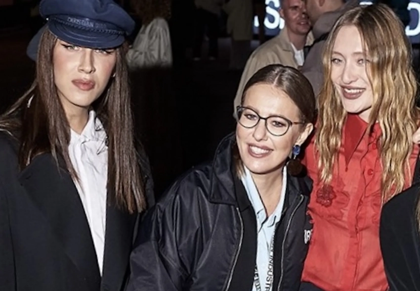 Ксения Собчак, Светлана Бондарчук, Мария Миногарова и Алексей Жидковский на модном форуме в Сочи