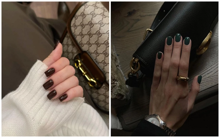 Богатая палитра: 20 самых трендовых оттенков маникюра на осень 2025