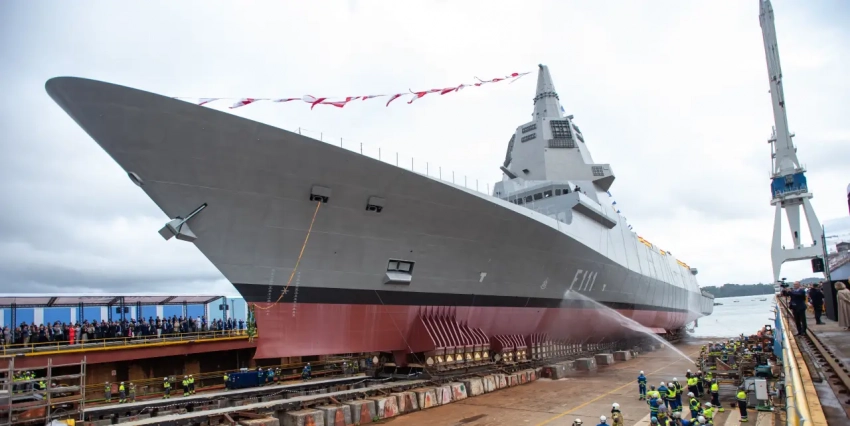 «Самый совершенный фрегат в мире»: Испания спустила на воду корабль класса F-110