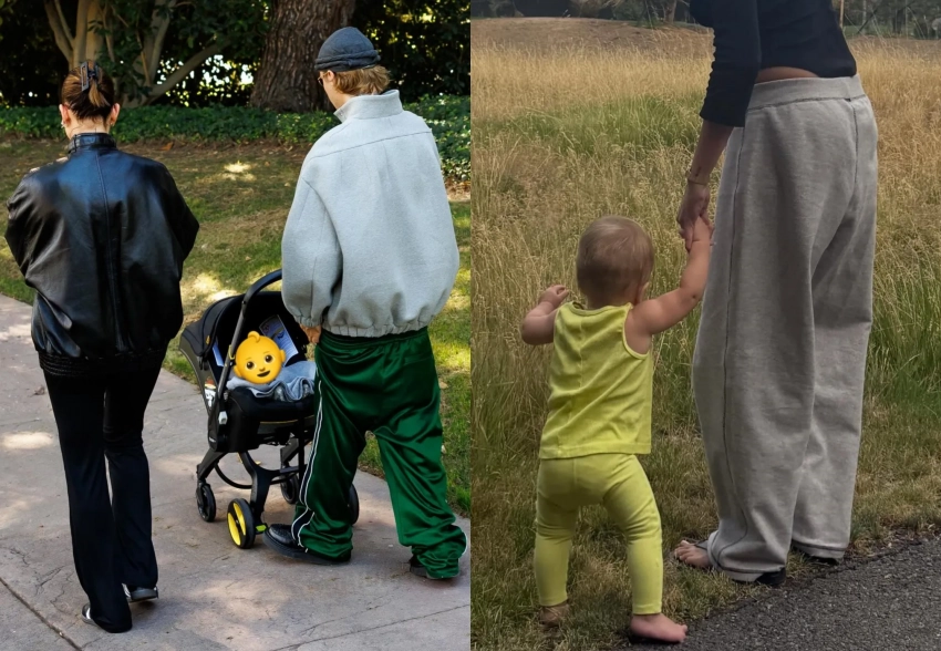 Джастин Бибер показал редкие фото с женой Хейли и сыном