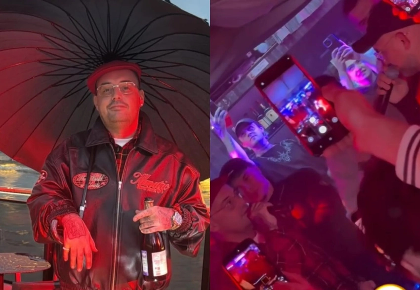 Гуф отметил 46-й день рождения с Бастой и друзьями на теплоходе в Москве