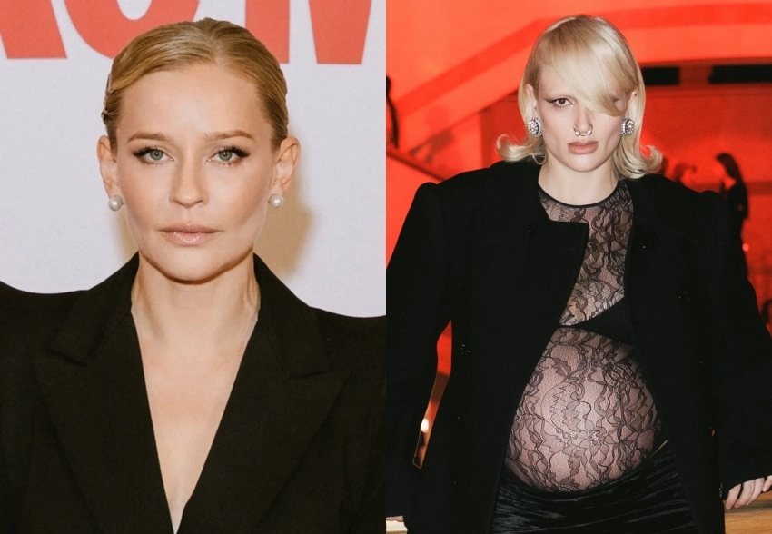 Юлия Пересильд, Григорий Верник, Гоша Карцев и Владислав Лисовец на показе "Яндекс Маркета"