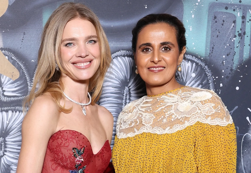 Наталья Водянова, дочь шейхи Катара, подруга Даши Жуковой на благотворительном ужине фонда Naked Heart France в Париже