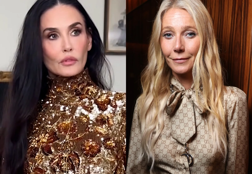 Неделя моды в Милане: Деми Мур, Гвинет Пэлтроу, Франсуа-Анри Пино и Серена Уильямс на премьере фильма Gucci