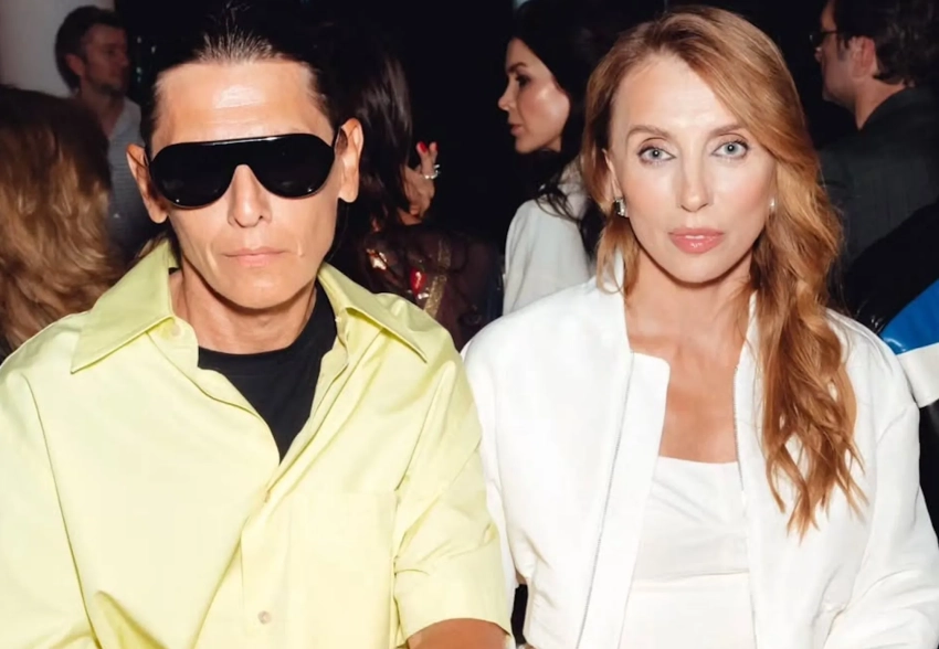 Эвелина Хромченко, Светлана Бондарчук, Гоша Рубчинский и Данила Поляков посетили показ Вики Газинской