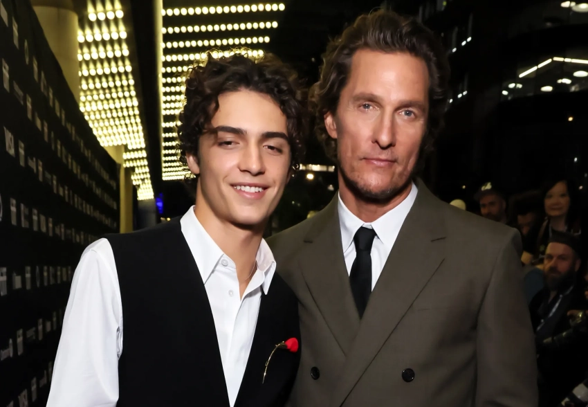 "Добился всего благодаря отцу". 17-летний сын Мэттью Макконахи рассказал о жизни со статусом nepo baby