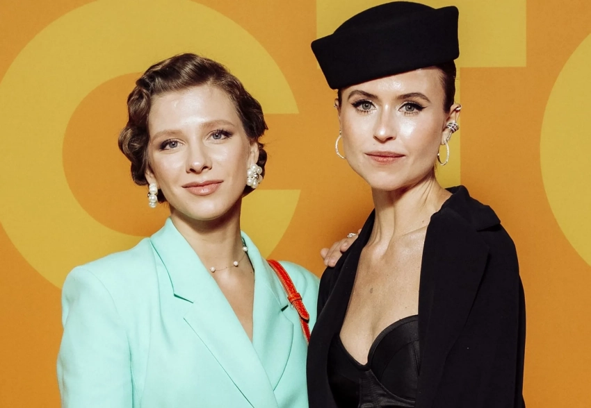 Лиза Арзамасова, Тимур Родригес и Катя Кабак, Юлия Барановская, Анна Седокова на презентации нового сезона СТС