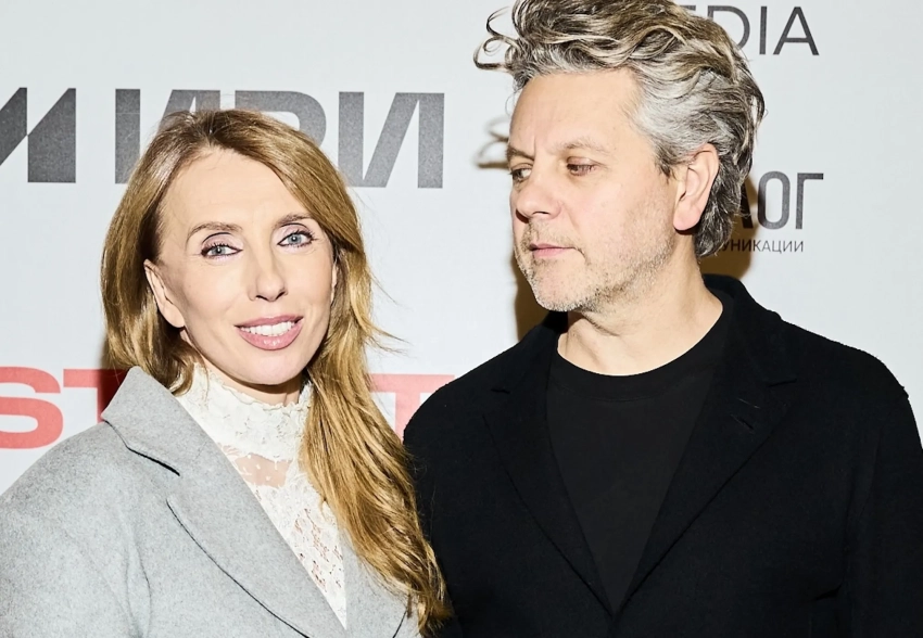 Андрей Малахов, Светлана Бондарчук с мужем, Софико Шеварднадзе и Владимир Мединский на премьере фильма "В поисках Андрея Рублёва"