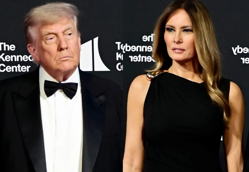 Дональд и Мелания Трамп поссорились на борту вертолёта: видео