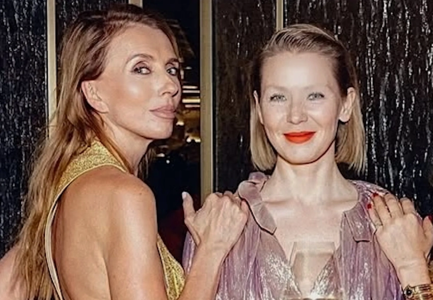 Светлана Бондарчук, Эвелина Хромченко и Элина Табидзе на светском ужине Вики Газинской