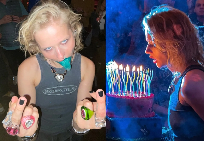 Саша Бортич отпраздновала 31-летие с друзьями и бойфрендом