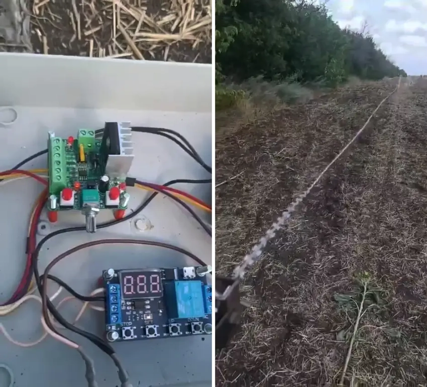 ВСУ показали самодельное устройство для борьбы с дронами на оптоволокне