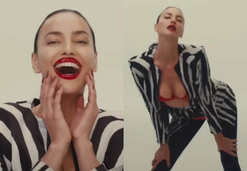 Ирина Шейк в образе в стиле 80-х снялась в музыкальном клипе Doja Cat