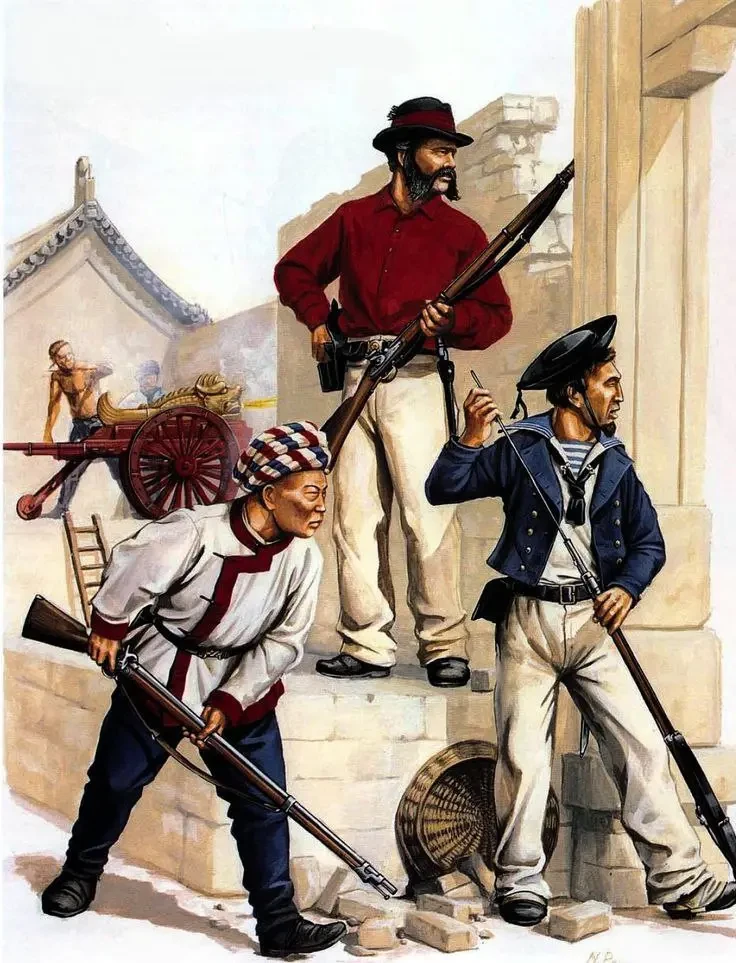 «Обученная армия» империи Цин