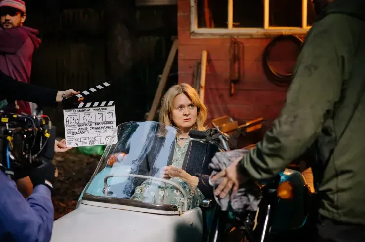 Надежда Михалкова представила свой фильм "Огненный мальчик" на кинофестивале "Маяк"