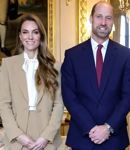 Кейт Миддлтон и принц Уильям встретились с наследным принцем Иордании Хусейном и принцессой Раджвой