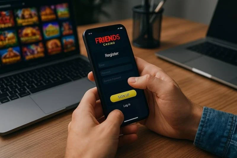 Онлайн казино Френдс: как устроен процесс регистрации?