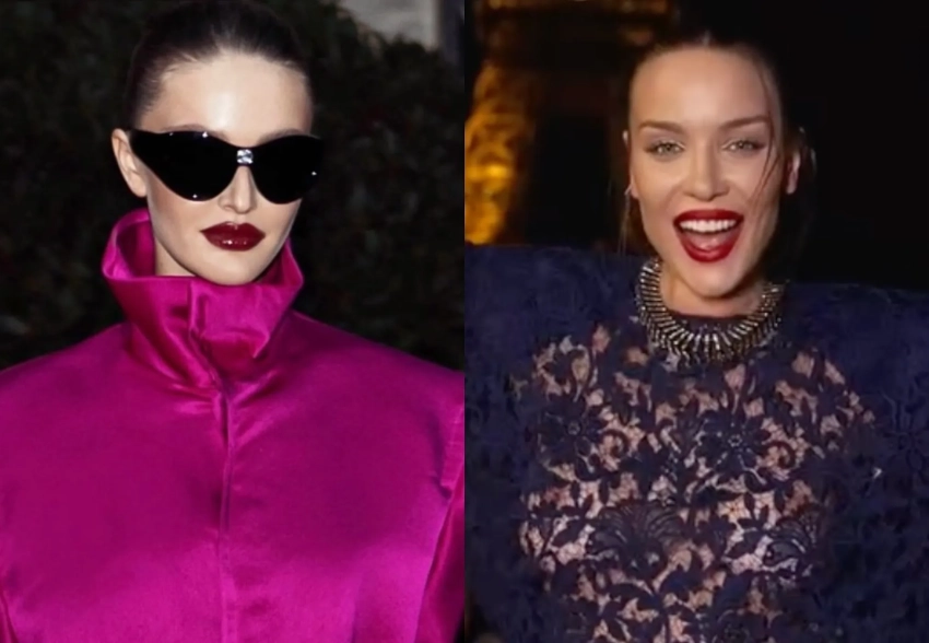 Девушка миллиардера Владислава Доронина Кристина Романова и экс-возлюбленная Бориса Березовского Дарья Коновалова посетили показ Saint Laurent