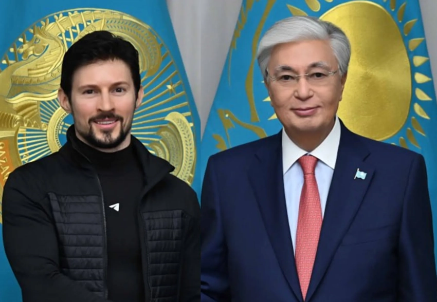 Павел Дуров встретился с президентом Казахстана