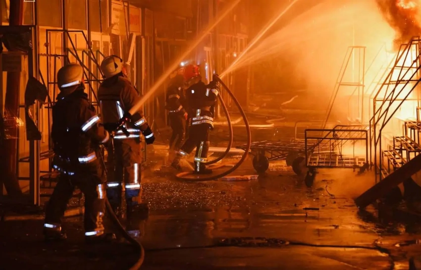 Несколько газовых месторождений Украины пылают после ночных ударов ВС РФ