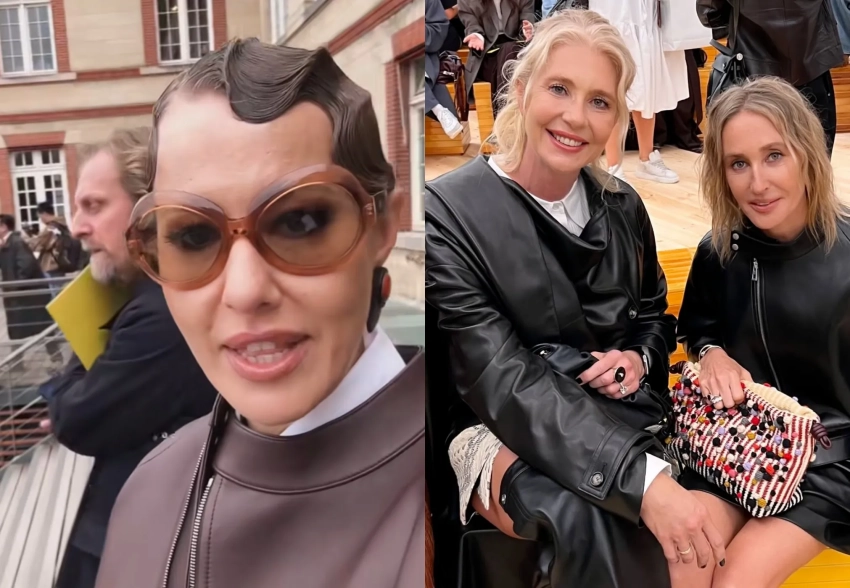 Ксения Собчак, Мария Миногарова, Наталья Максимова и племянник Андрея Григорьева-Апполонова встретились в Париже