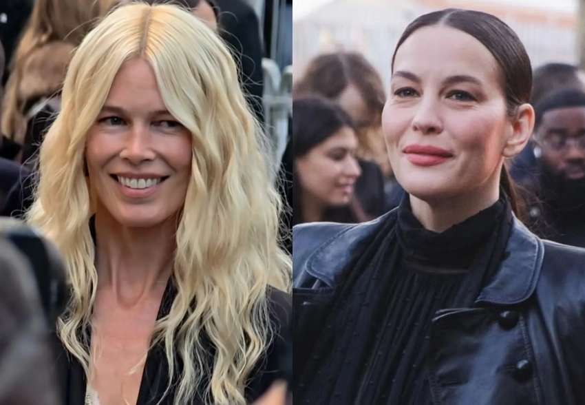 Неделя моды в Париже: Клаудия Шиффер, Оливия Уайлд, Лив Тайлер и Виттория Черетти на показе Chloe