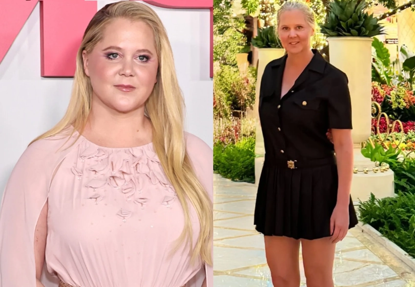 Эми Шумер вышла в свет в мини-платье после похудения с помощью аналога "Оземпика"