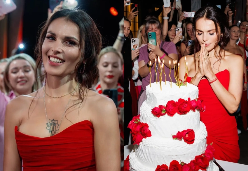 Духовные практики, мантры и "красный" дресс-код: Сати Казанова отметила 43-летие