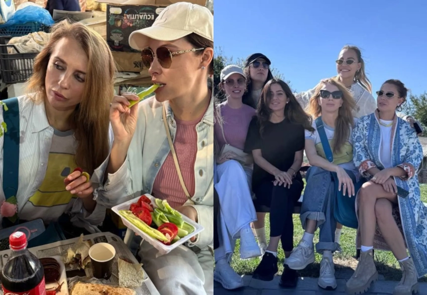 Кристина Потупчик, Светлана Бондарчук, Алексей Жидковский и Ирина Зарькова провели выходные в Армении