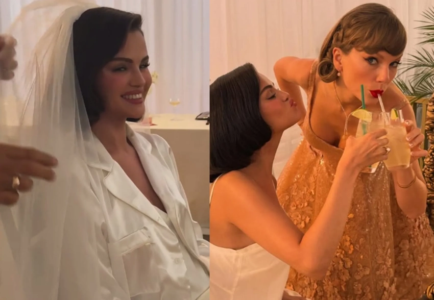 За секунды до выхода к алтарю: Селена Гомес показала редкое видео со своей свадьбы