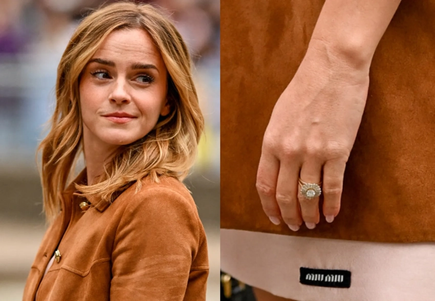 Эмма Уотсон вышла в свет с кольцом на безымянном пальце и спровоцировала слухи о помолвке