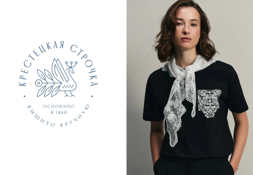 "Культура — это не копипаст". Владелец фабрики "Крестецкая строчка", бизнесмен Антон Георгиев, обвинил Zarina в "краже" орнамента