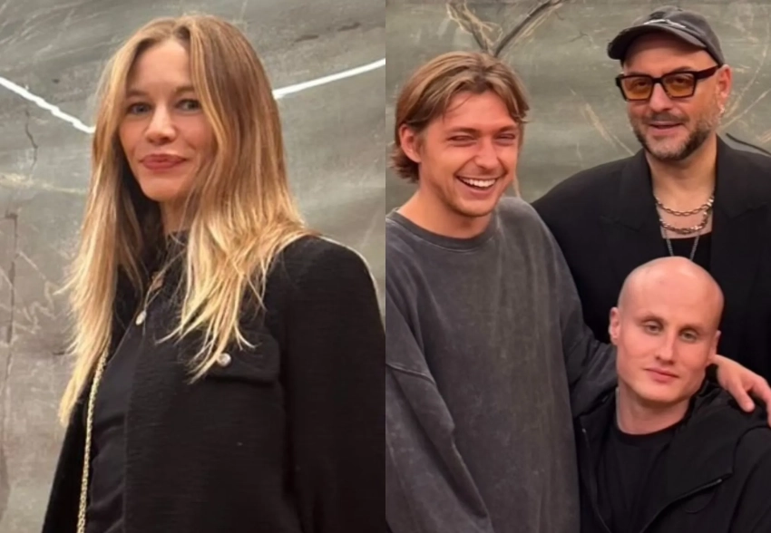 Светлана Устинова, Никита Кукушкин* и Александр Горчилин на спектакле Кирилла Серебренникова в Париже