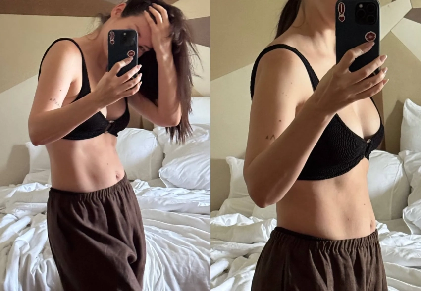 "Есть два небольших плюса". Ида Галич показала, как изменилась её фигура спустя 2 месяца после родов