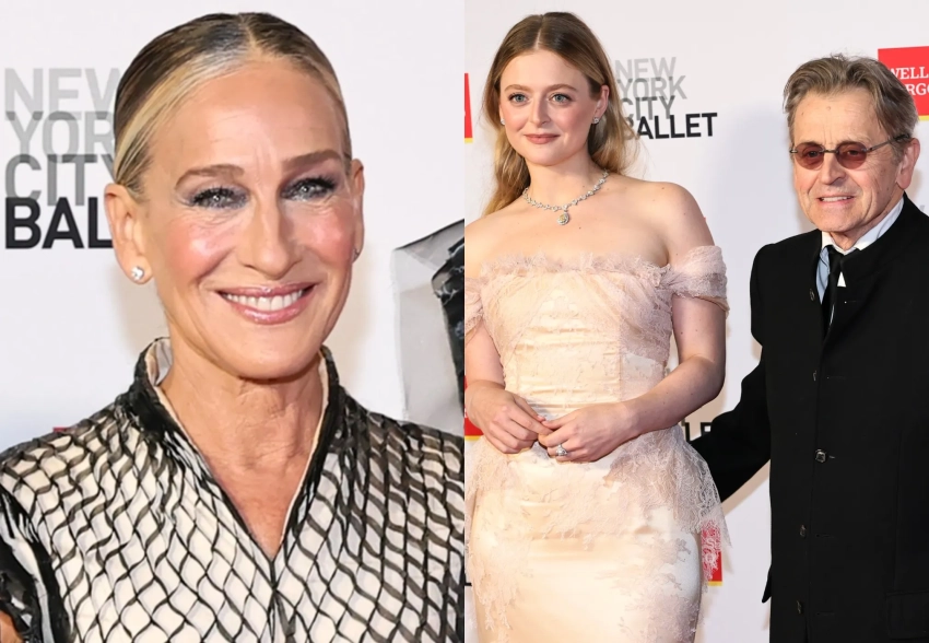 Сара Джессика Паркер с мужем, Михаил Барышников с дочерью и Джулия Фокс на гала-вечере в Нью-Йорке