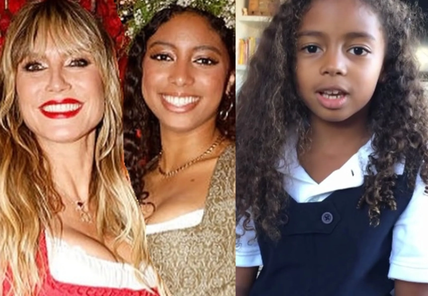 Хайди Клум показала архивные фото с младшей дочерью Лу в честь её 16-летия