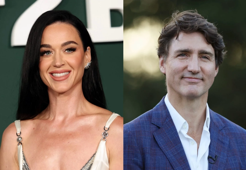 Кэти Перри и Джастина Трюдо засняли за поцелуями на яхте