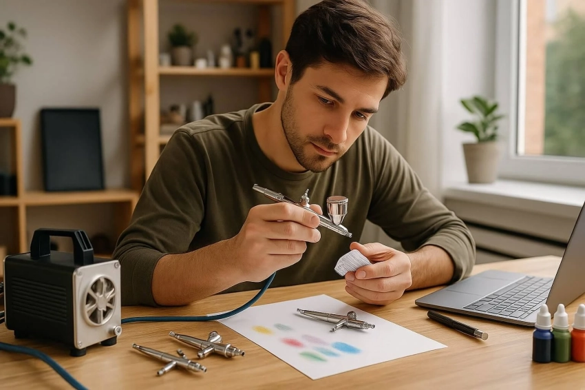 Первый аэрограф: как выбрать идеальный инструмент для освоения техники