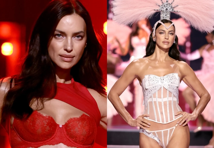 Ирина Шейк вышла на подиум на шоу Victoria's Secret